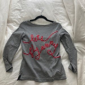 Kate Spade 3/4 sleeve top